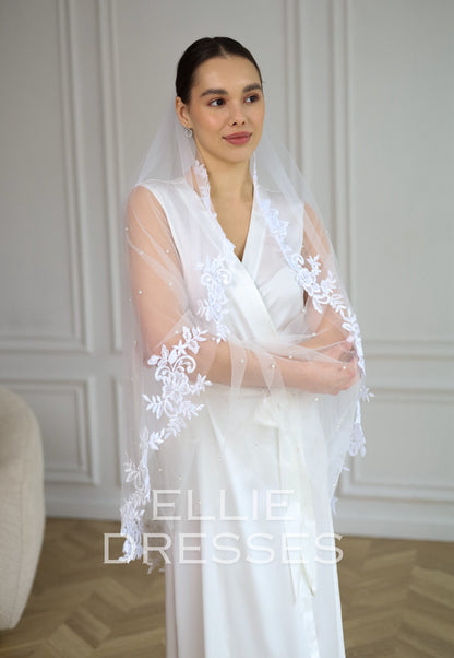 FLORAL WEDDING VEIL