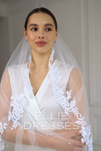 FLORAL WEDDING VEIL