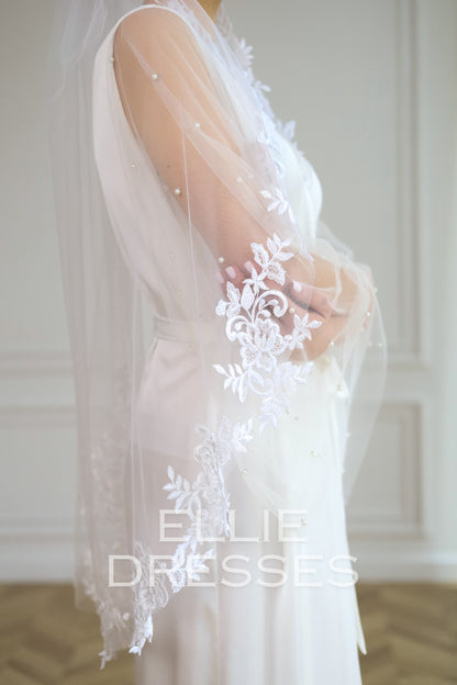 FLORAL WEDDING VEIL