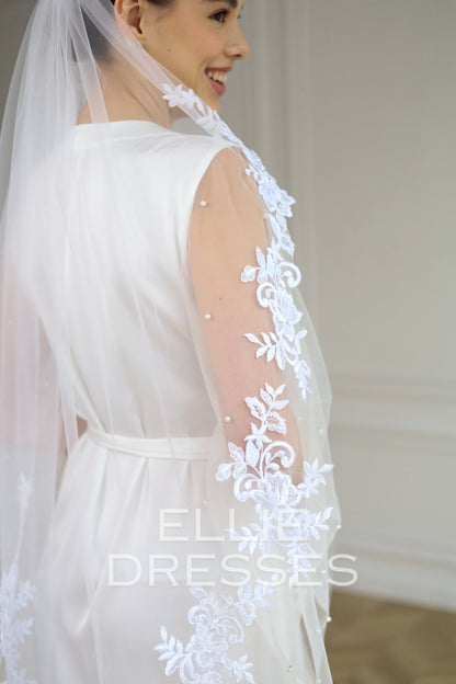FLORAL WEDDING VEIL
