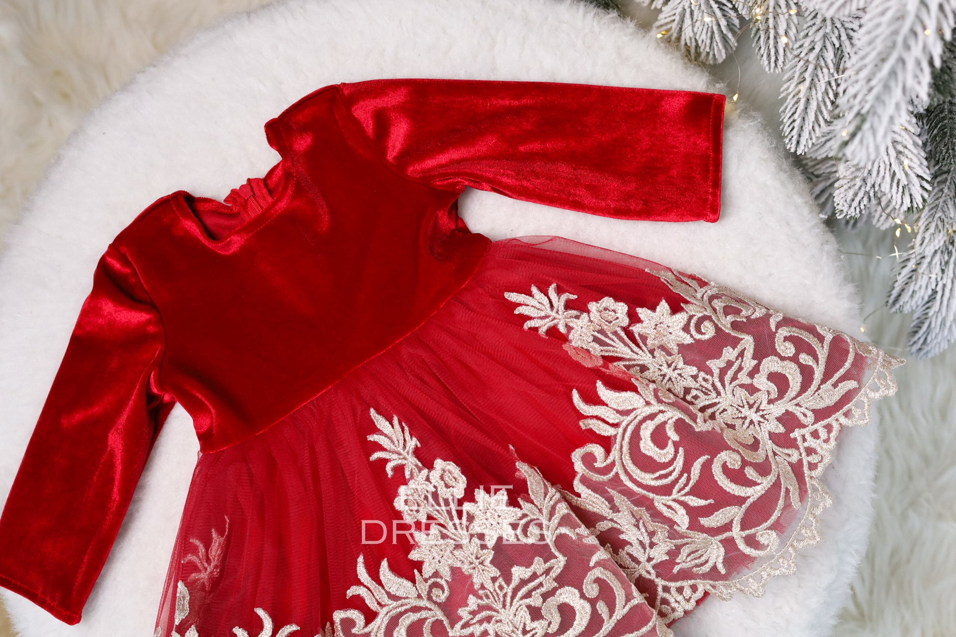 Tulle Christmas Baby Dress – Ellie Dresses