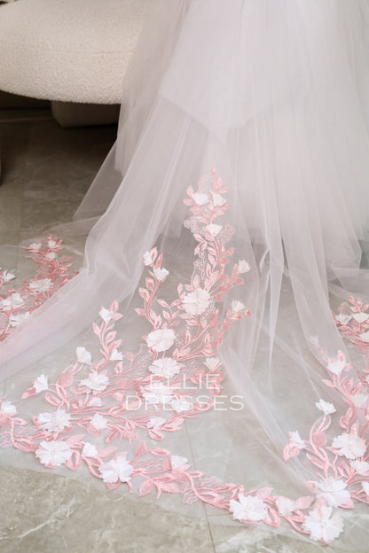 Pink Flower Girl Dress
