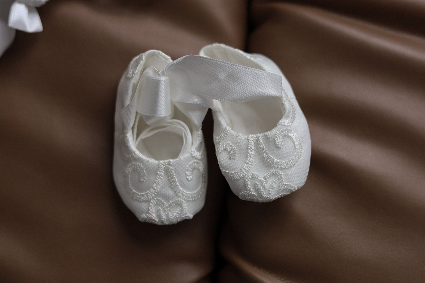 CW12 – Ivory Lace Christening Dress Set