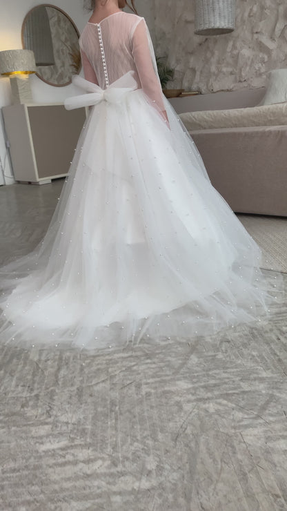 Dress with Pearl Skirt