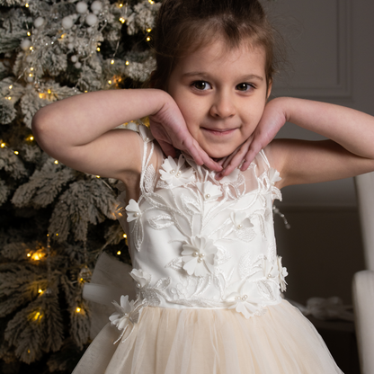 Nude Skirt Tutu Dress