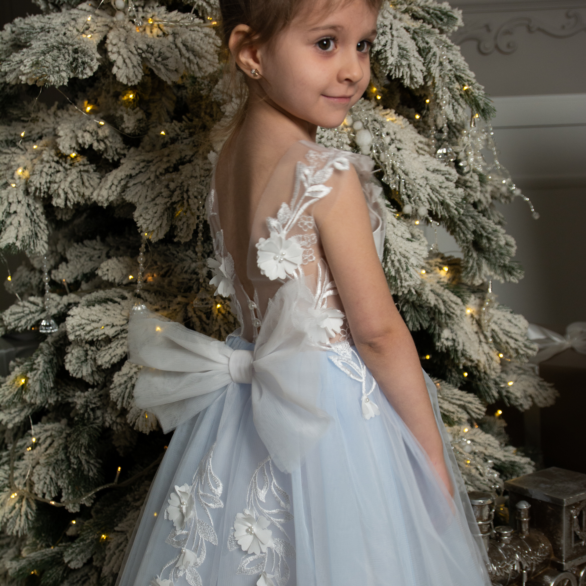 Light Blue Tutu Dress – Ellie Dresses