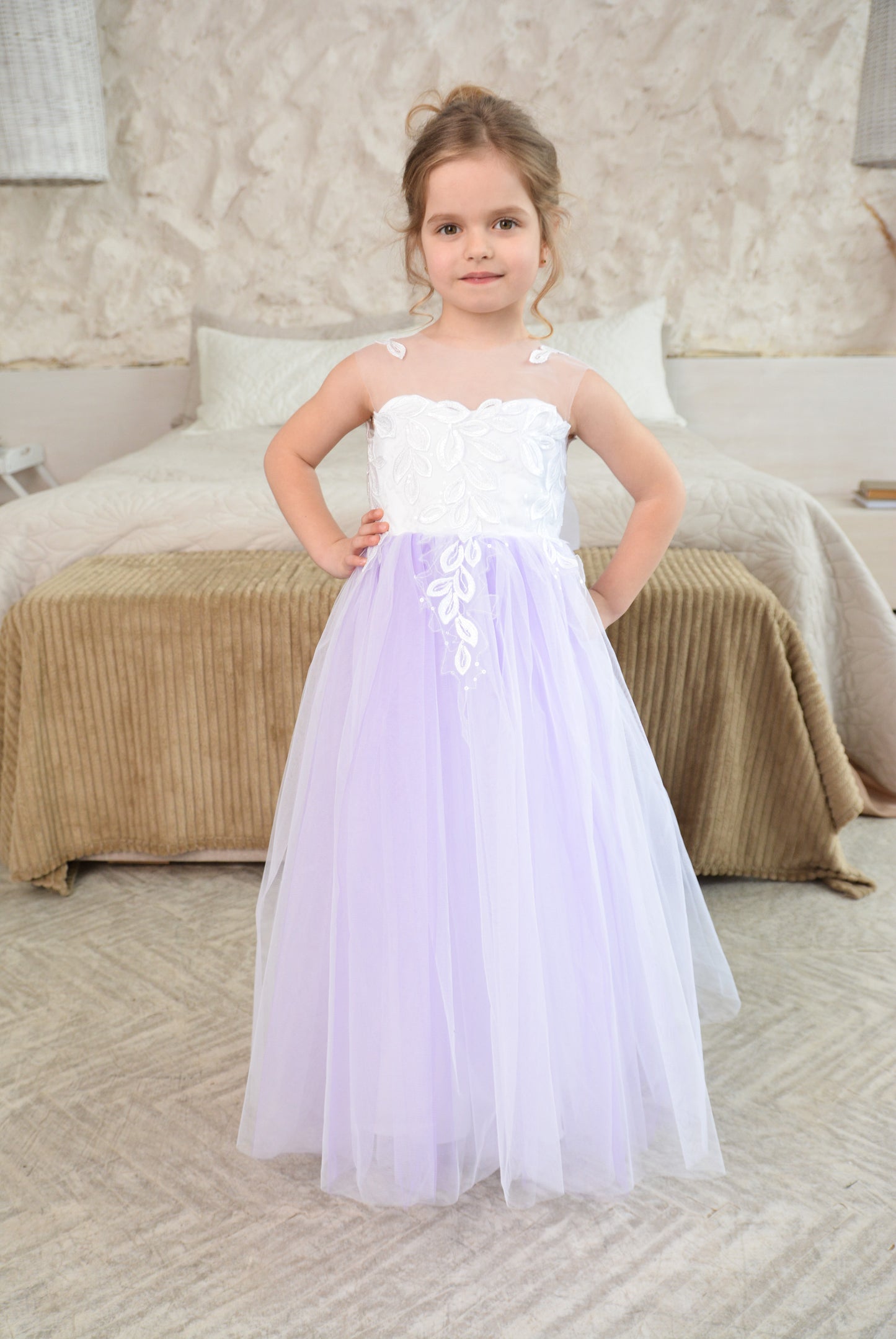New! Flower Girl Dress