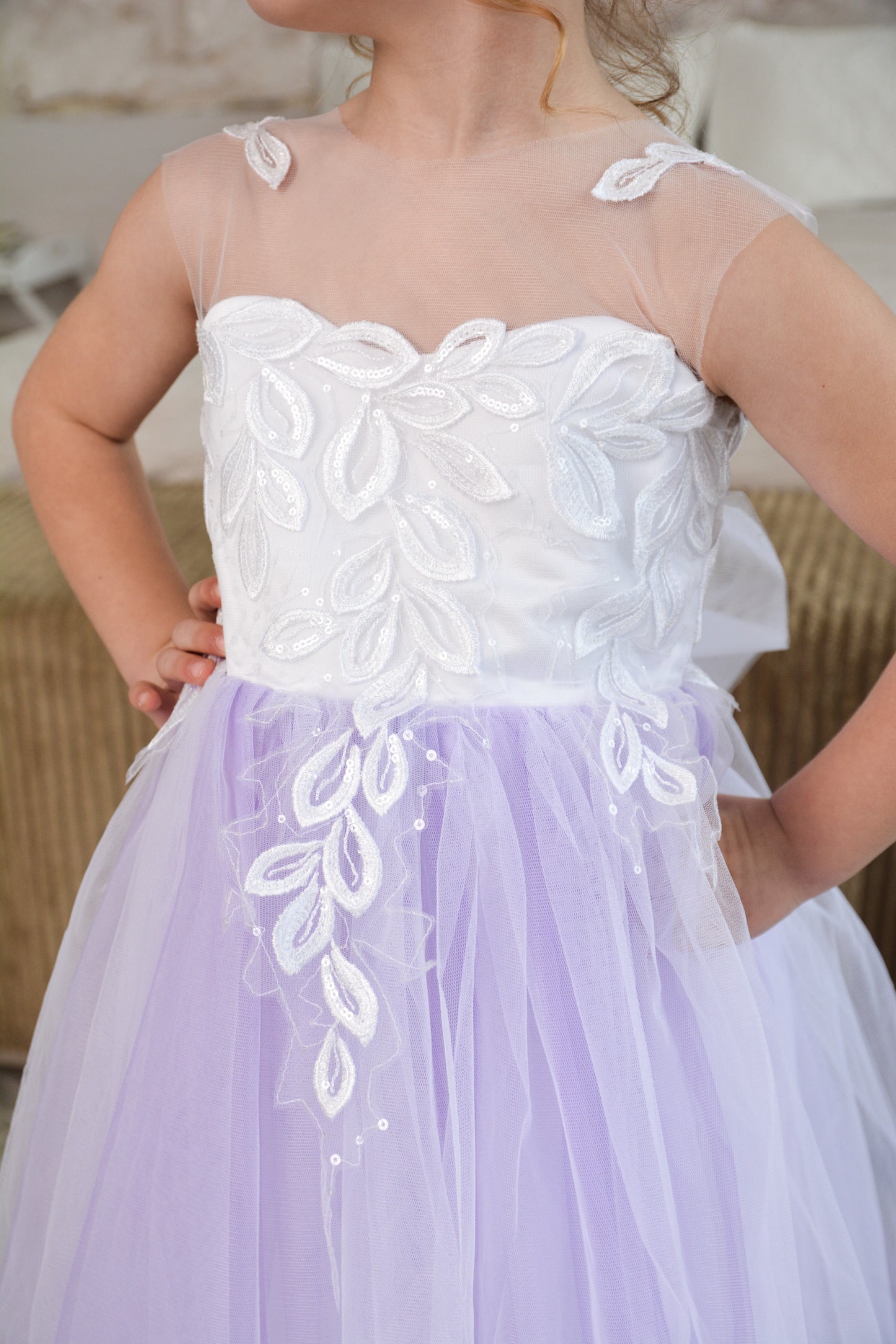 New! Flower Girl Dress