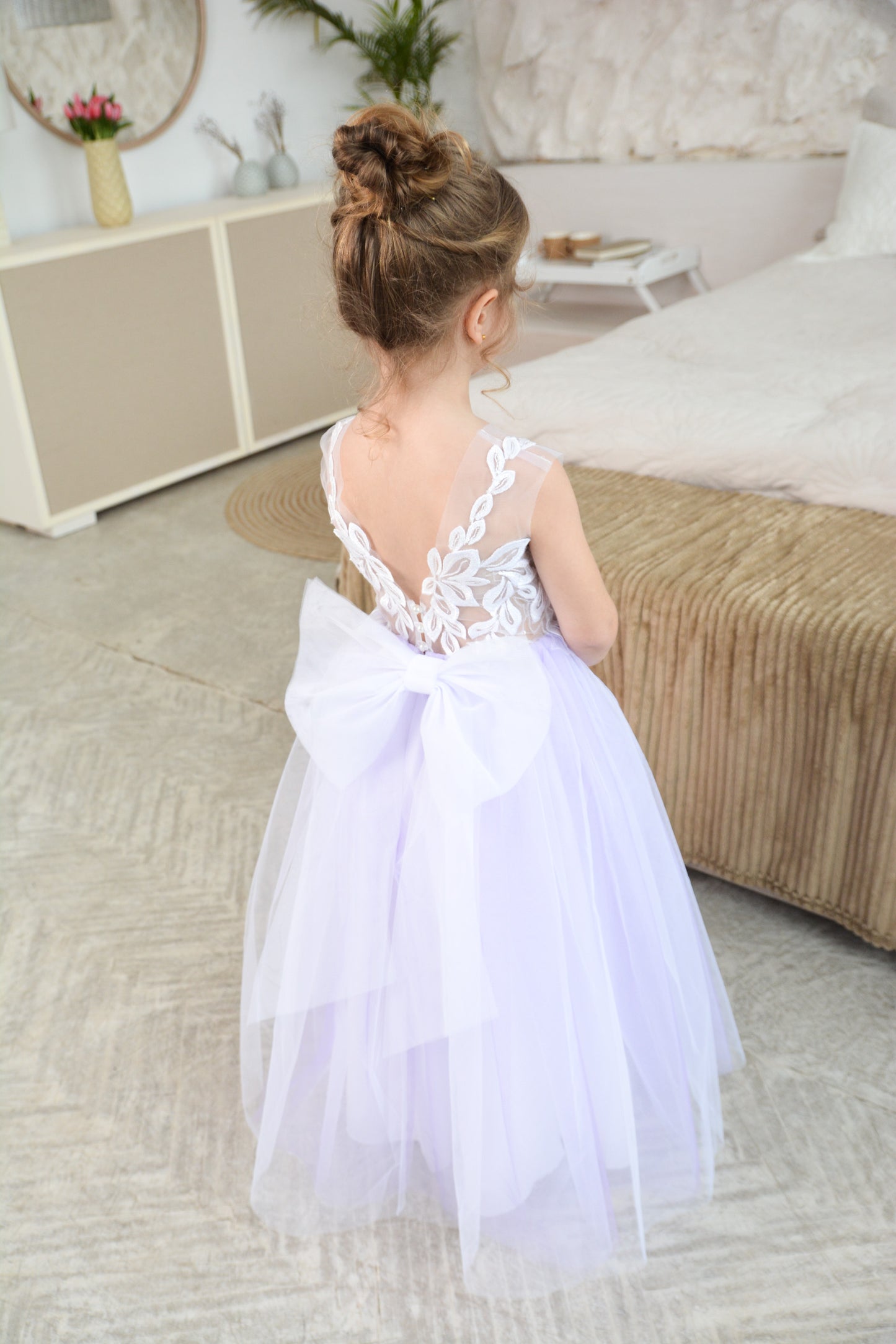 New! Flower Girl Dress