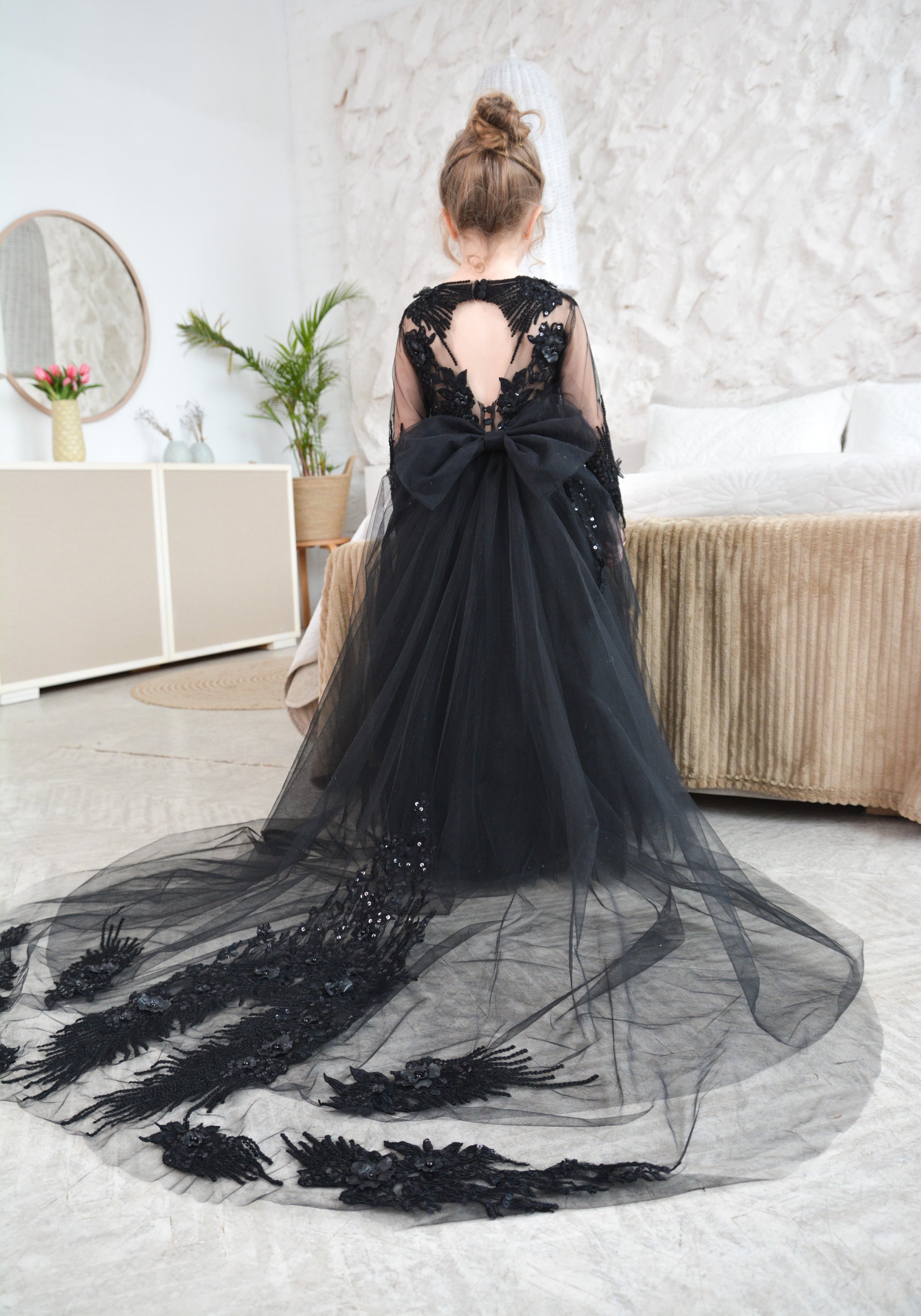 big puffy black dress Puff Sleeve Maxi Dress Black