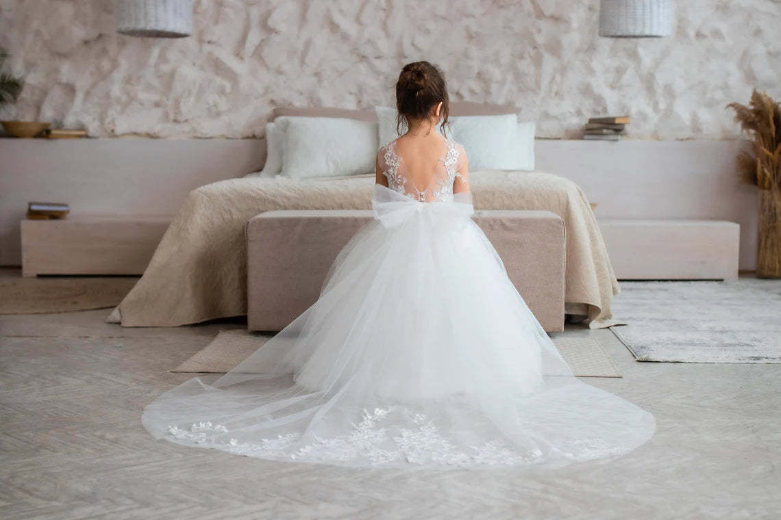 Lace Flower Girl Dress