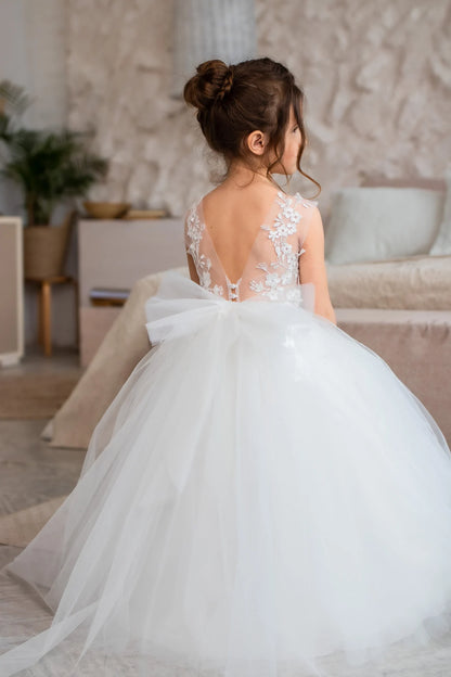 Lace Flower Girl Dress