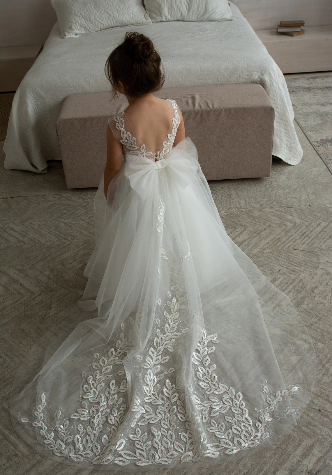 Ivory Dress with Shiny Lace Ellie Dresses Ivory Dress with Shiny Lace Ellie Dresses